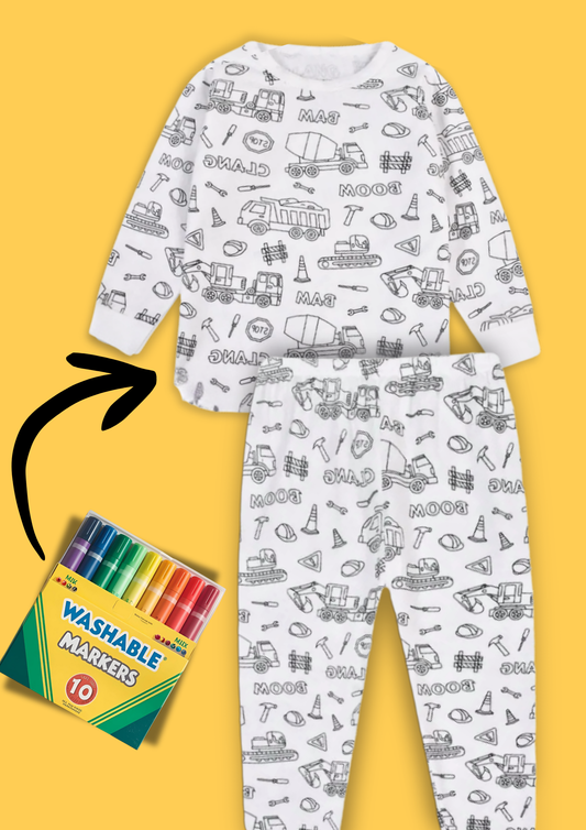 "Combo Color-Me Pajamas"